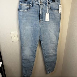 Good American good curve skinny cropped Jeans Size 12